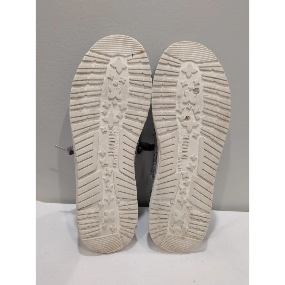Hey Dude Wally Linen Iron Loafers Shoe Men's Sizes US 9